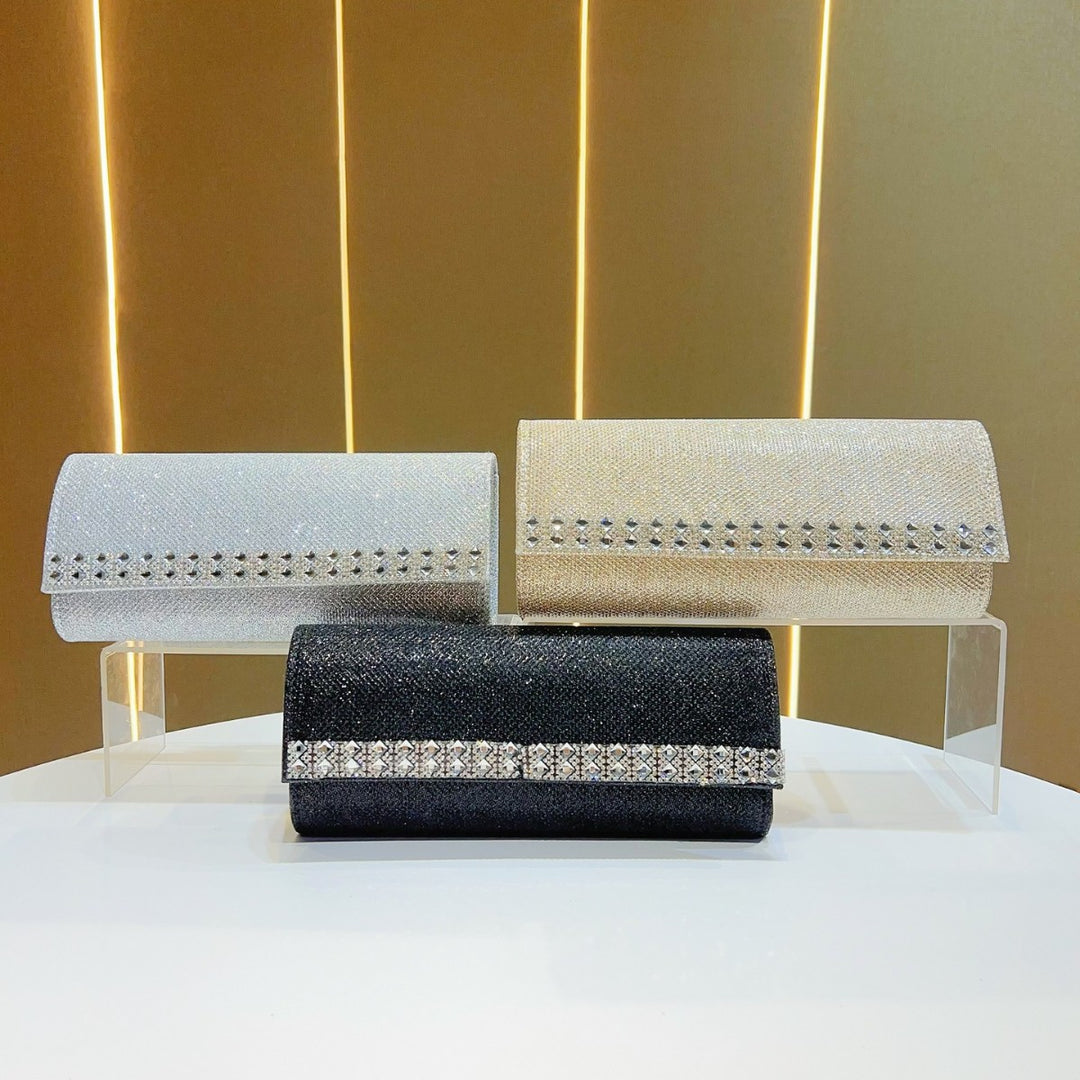 Glitzernde Strass Abend-Clutch
