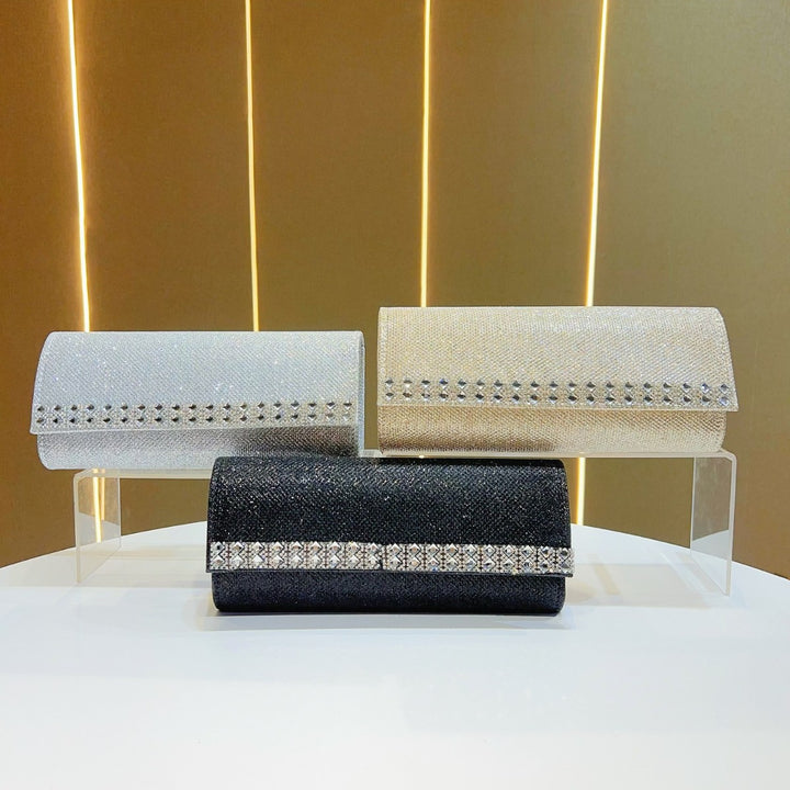Glitzernde Strass Abend-Clutch