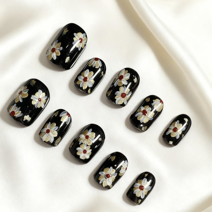 Blumen-Design Presse-auf Nagelkunst Kollektion