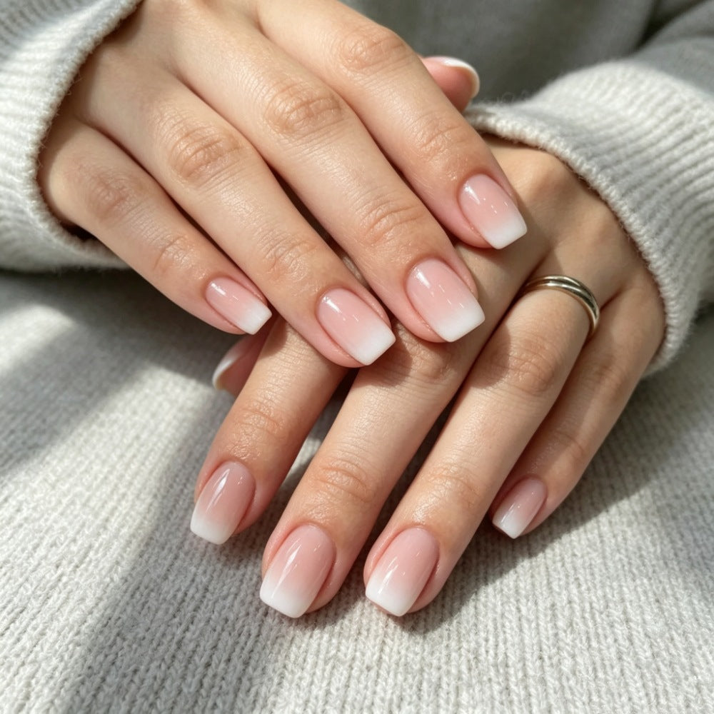 Französische Tip Acryl Nagel Set