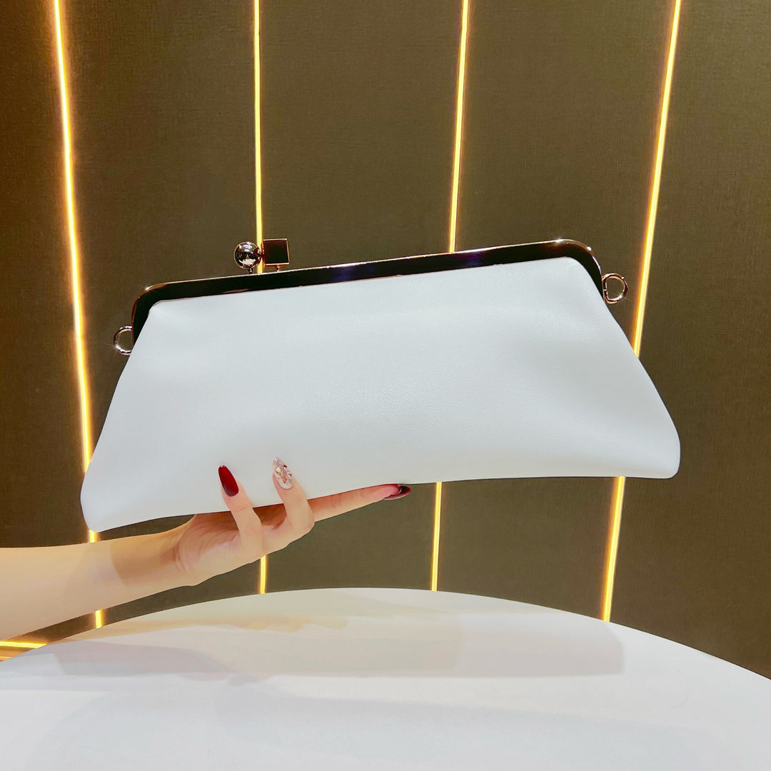Stilvolle Satin Abend Clutch