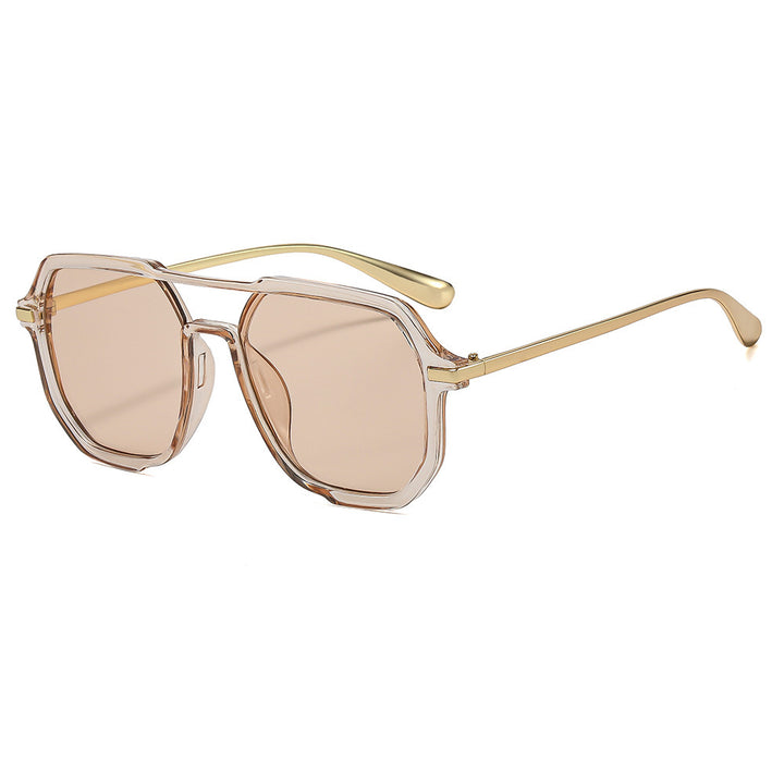 Moderne sechseckige Sonnenbrille Karnz