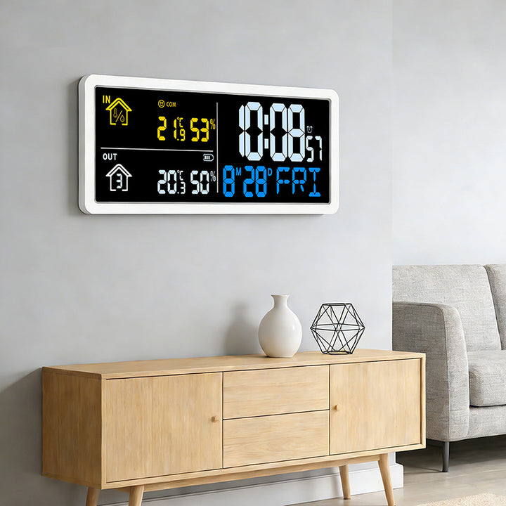 Digitaler Wetterprognosewecker mit Hygrometer Karnz