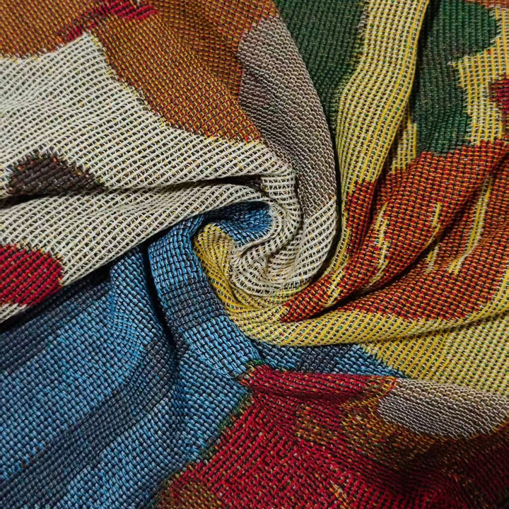 Gemütliche Cartoon-Themen Woven Throw-Decke