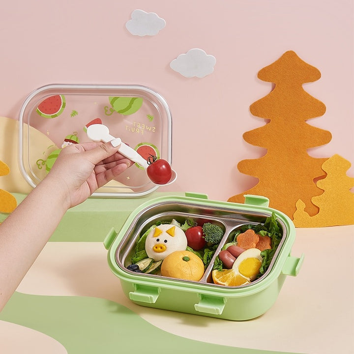Spaß-Themen Doppelfach Lunchbehälter