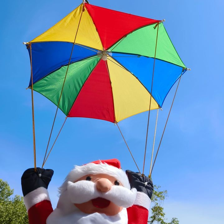 Aufblasbare Weihnachtsmannfigur mit Fallschirm 1790250577