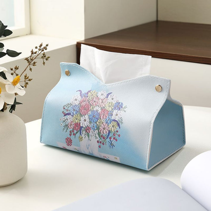 Dekorativer Blumenmuster-Gewebe-Boxabdeckung Karnz