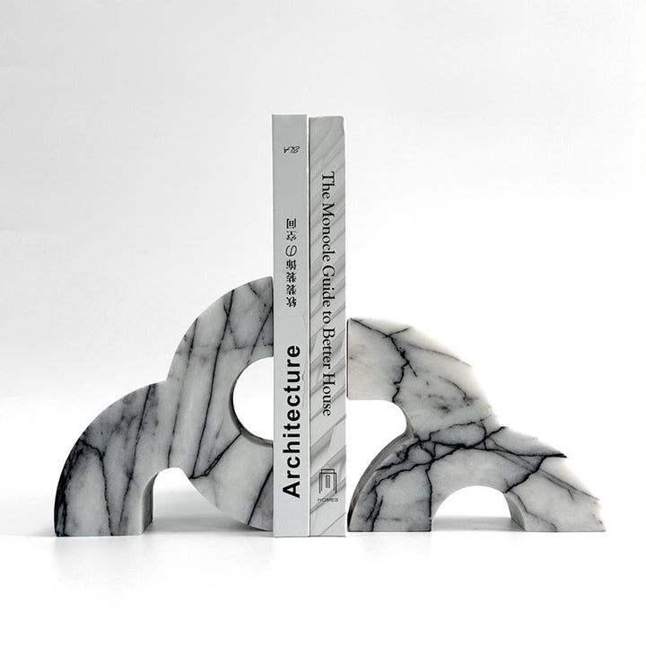 Künstlerische Geometrie Buchstützen