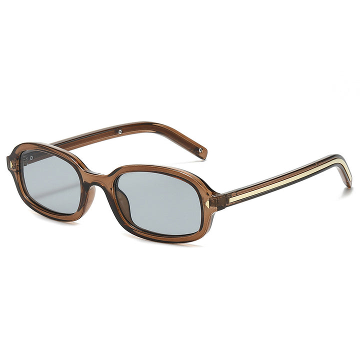 Retro-inspirierte rechteckige Sonnenbrille Karnz