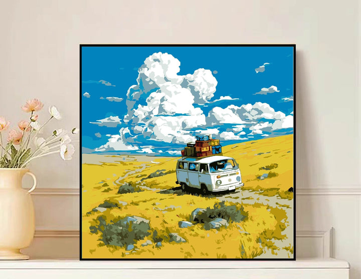 Scenic Mountain Landscape Leinwandkunst Karnz