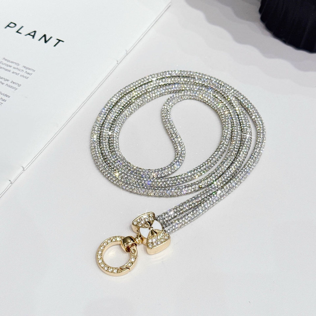 Elegante Strass-Brillen Kette Karnz