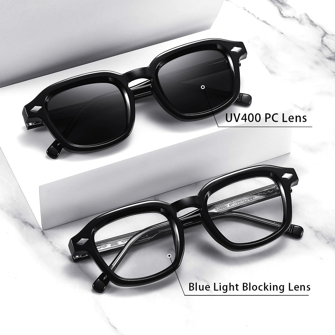 Damen modische Sonnenbrille mit innovativem Rahmen und polarisierenden Gläsern Karnz