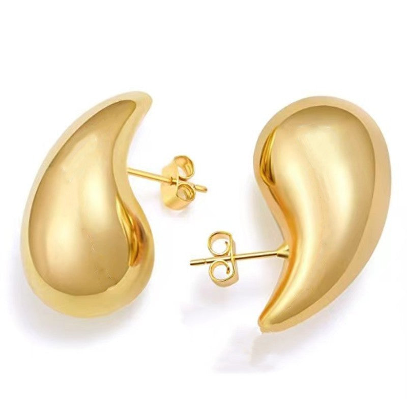 Elegant Geschwungene Ohrstecker Karnz