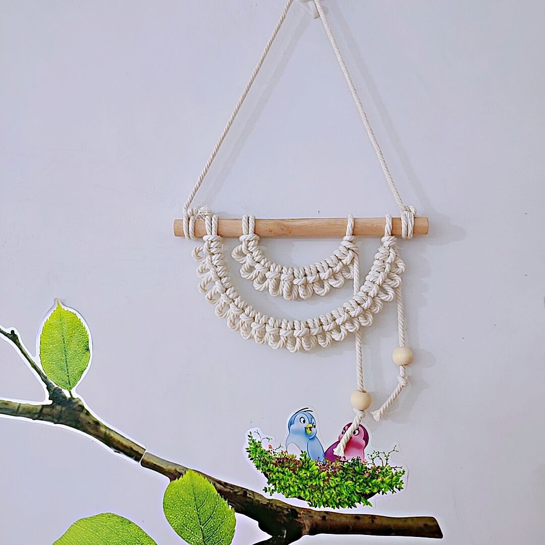 Macramé Wandbehang Karnz