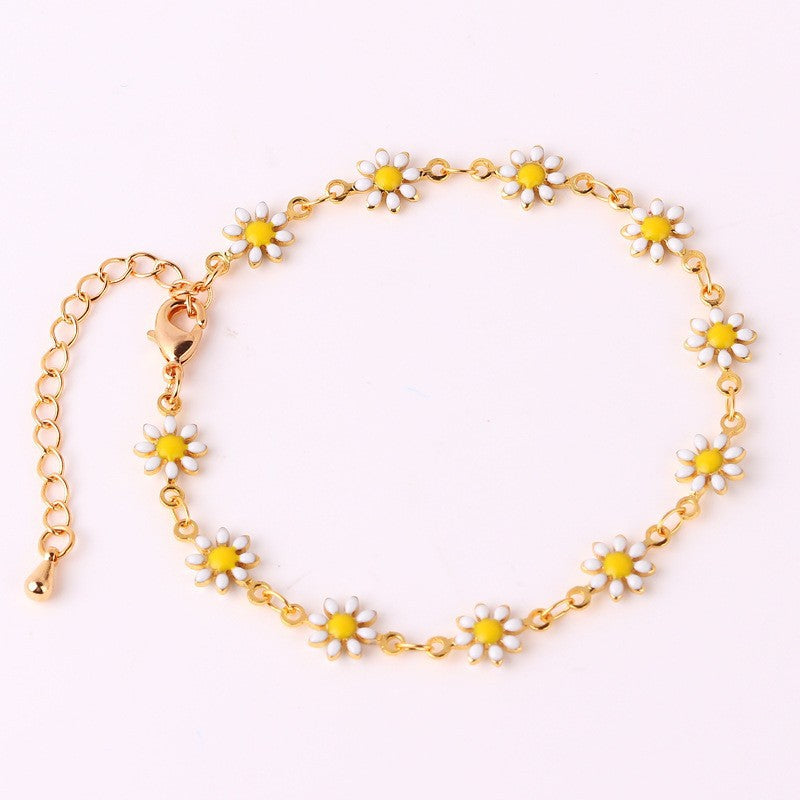 Floral Daisy Chain Halskette Karnz