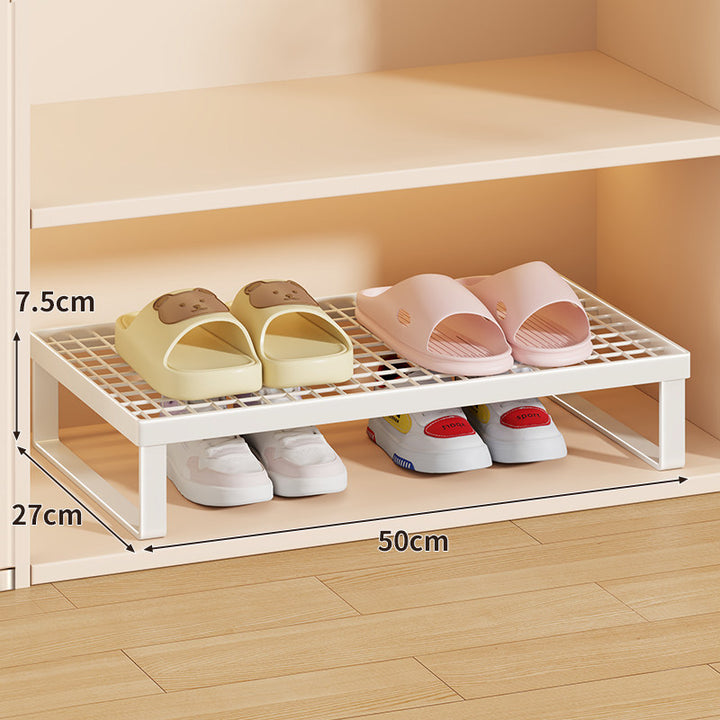 Stapelfähiger Mesh-Top Schuhregal Riser Organizer