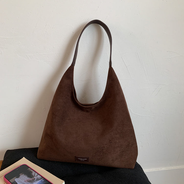 Premium Wildleder Slouchy Tote Bag Karnz