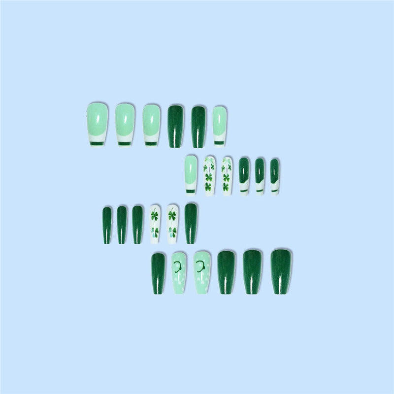 Künstlerisches St. Patrick's Day Nagelkunst Set Karnz