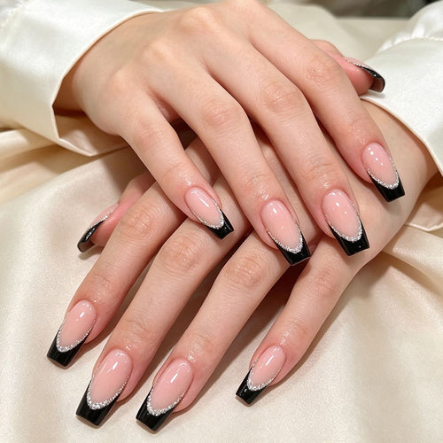Erweiterte Acryl Französische Spitze Nagelverstärkungen Karnz