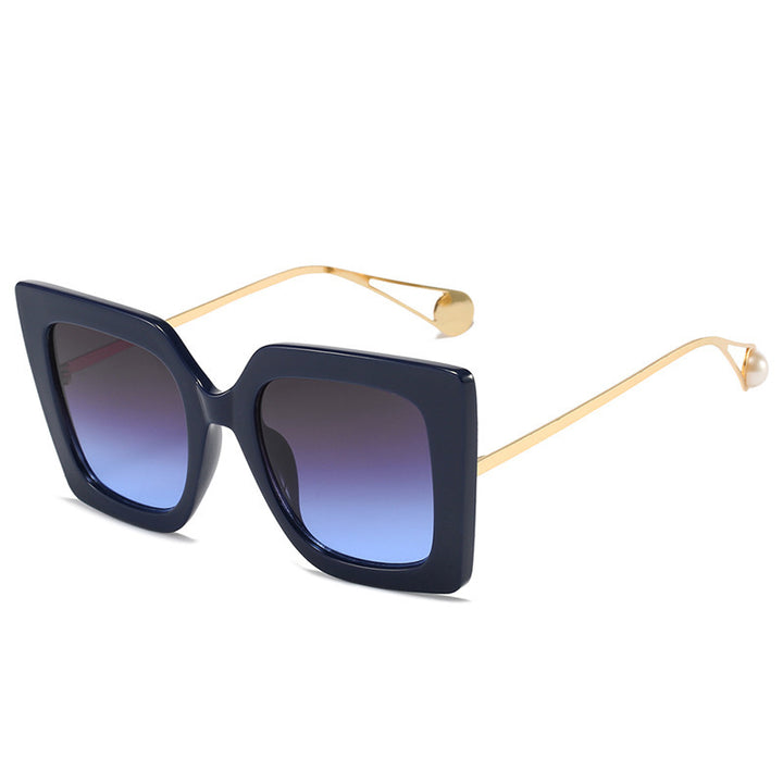 Oversized Geometrische Mode Sonnenbrille Karnz