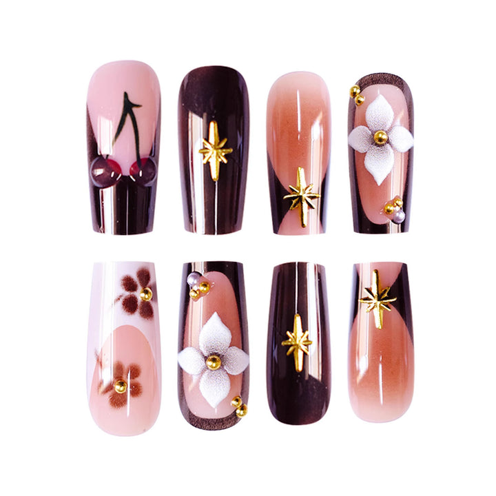 Künstlerische Acryl-Nagelverlängerungen Karnz