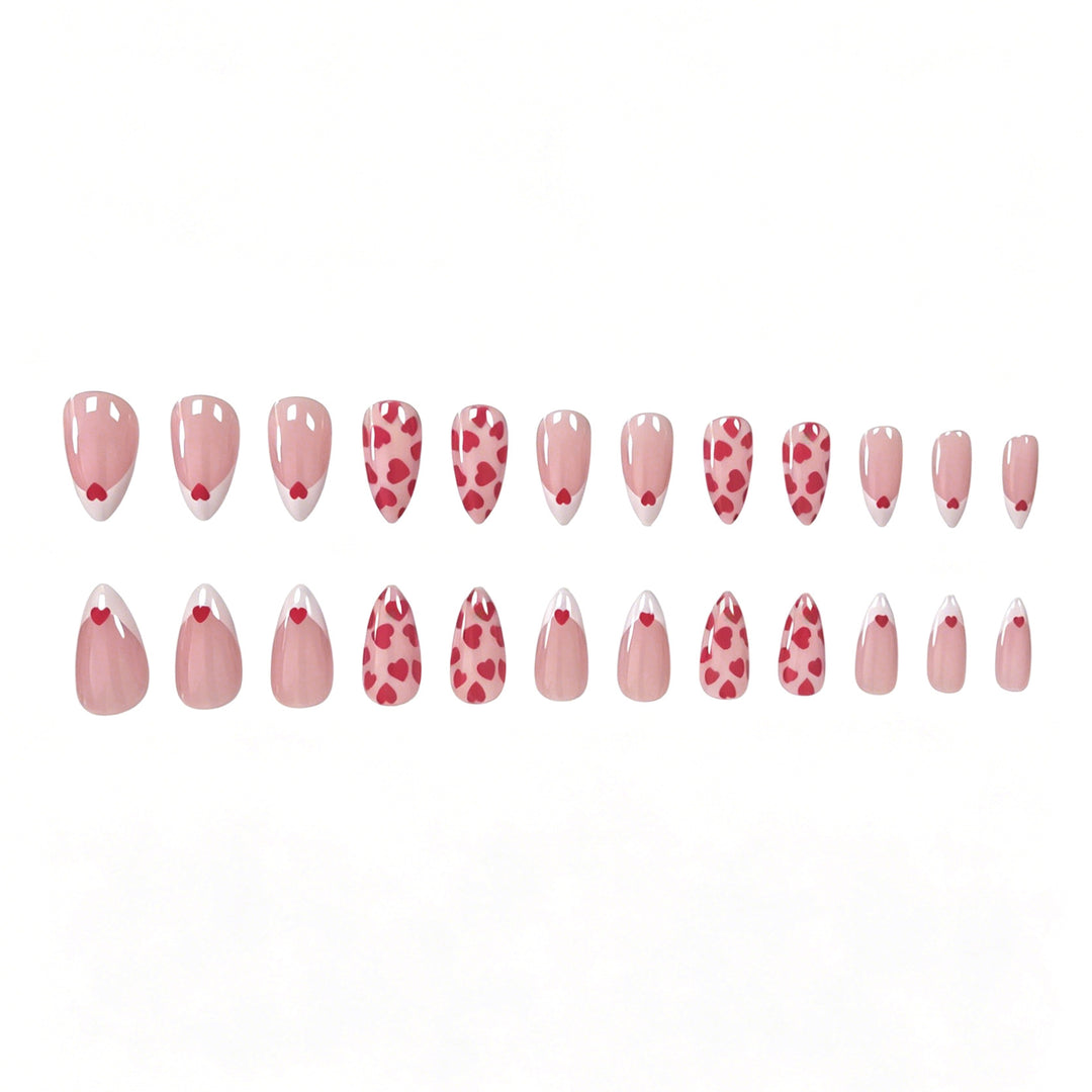 Herz-Muster Nail Art Verbesserungen Karnz