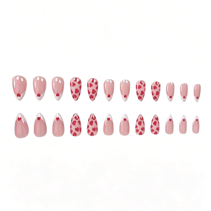 Herz-Muster Nail Art Verbesserungen Karnz