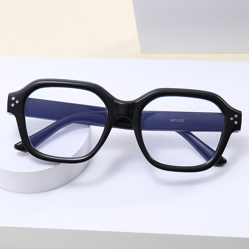 Damen modische oversized Brille mit charakteristischem Rahmen Karnz