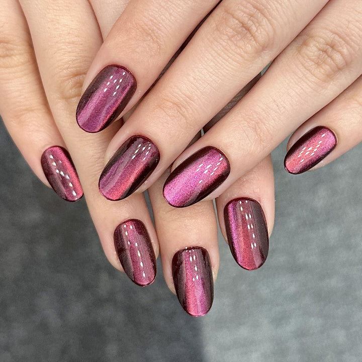 Glänzendes Press-On Nagelkunst Set