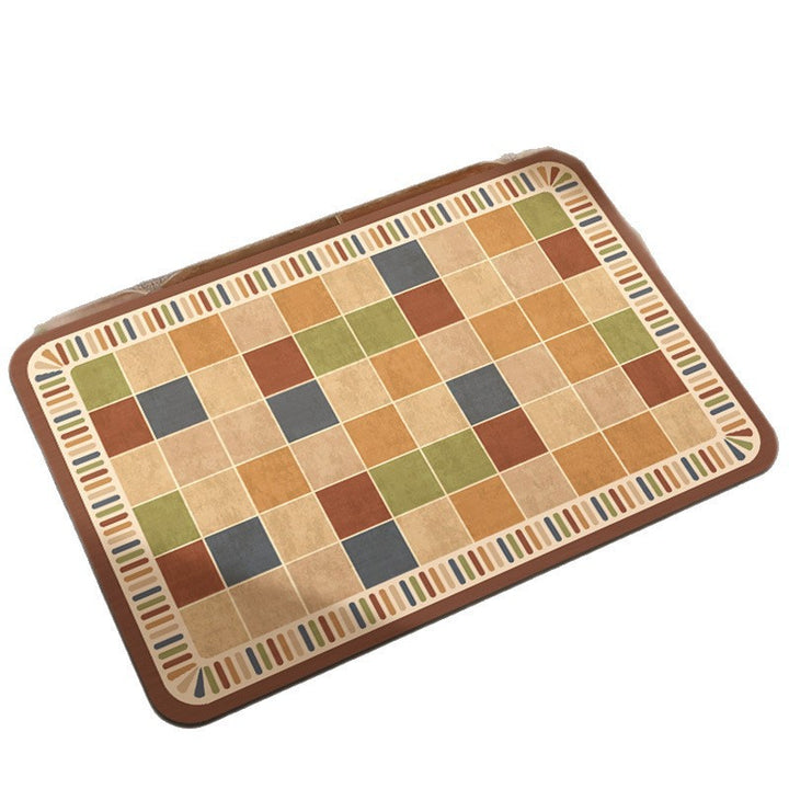 Buntes Patchwork-Design Bodenmatte Karnz