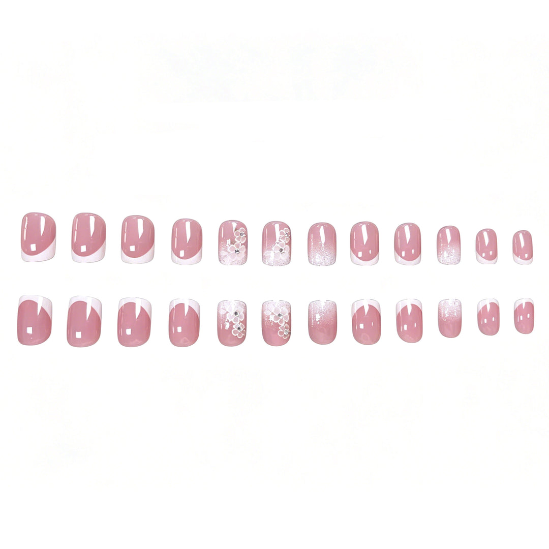 Elegante florale Acryl-Nagelkunst-Verstärkungen Karnz 1789915593