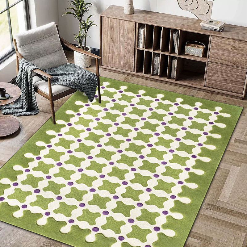 Geometrisch gemusterter Teppich