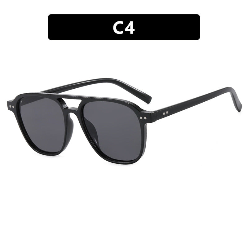 Damen moderne quadratische Sonnenbrille mit robustem Design und UV-Schutz Karnz