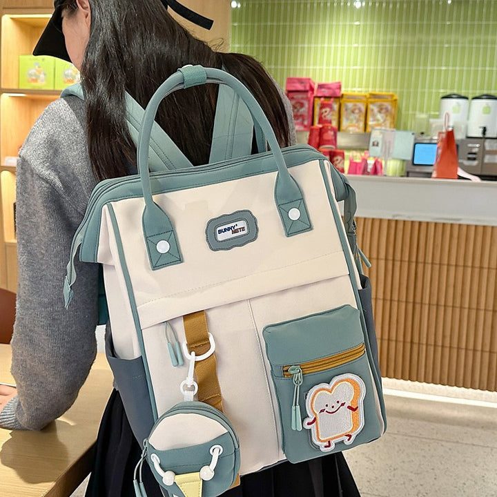 Stylischer Mehrfach-Taschen-Rucksack Karnz