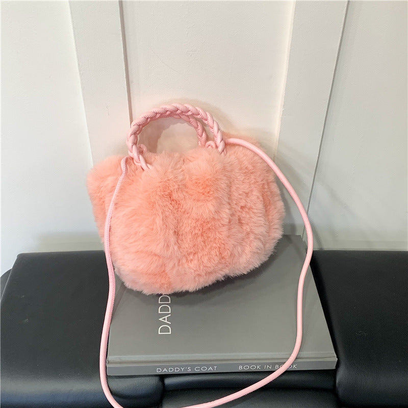 Plüsch Kunstpelz Tasche