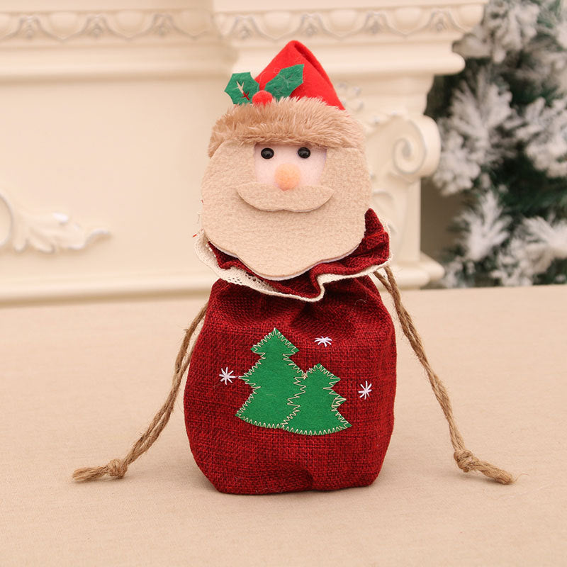Dekorativer Schneemann Geschenktüte Karnz