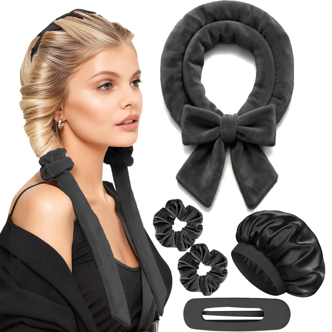 Hitzefreies Satin-Haarlocken-Set