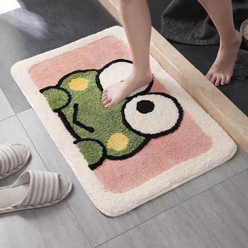Verspielte katzenmotivierte Badematte