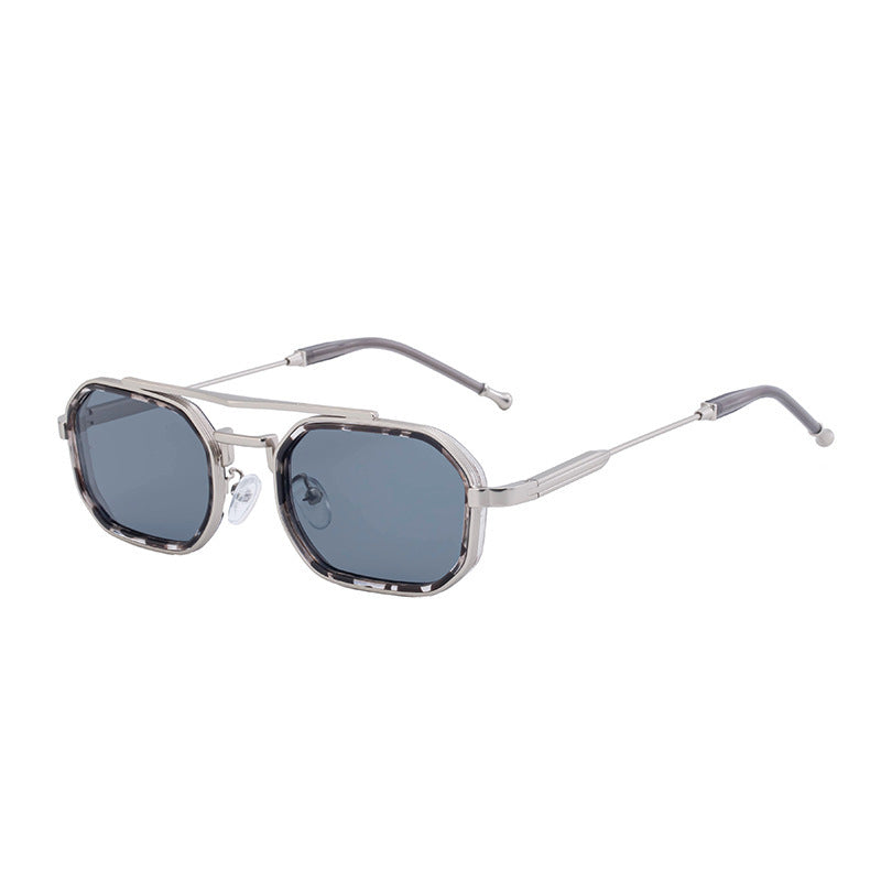 Damen modische Sonnenbrille im auffälligen, asymmetrischen Design Karnz