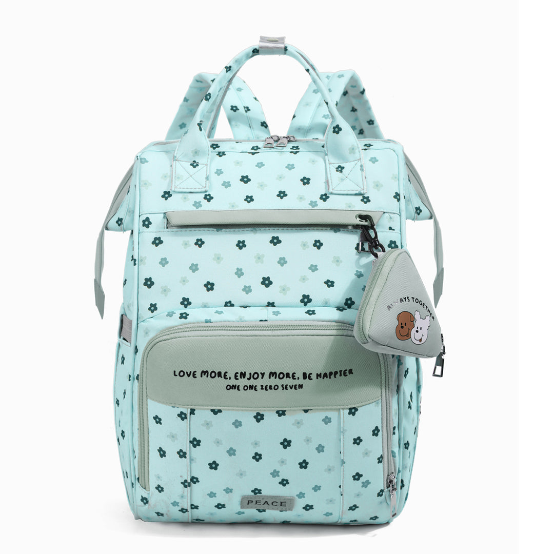 Chic Floral Print Multi-Functional Rucksack Karnz