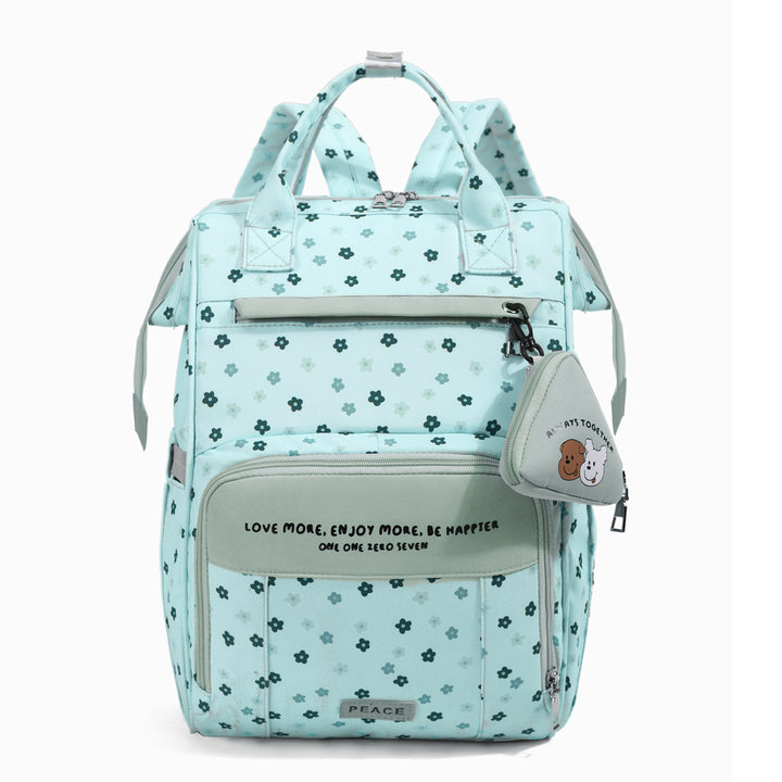 Chic Floral Print Multi-Functional Rucksack Karnz