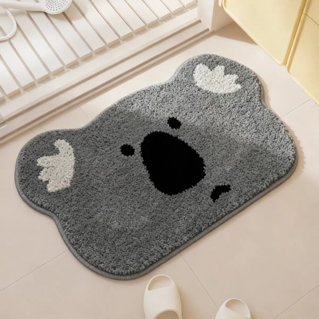 Süße Koala-förmige Plüsch-Badematte Karnz