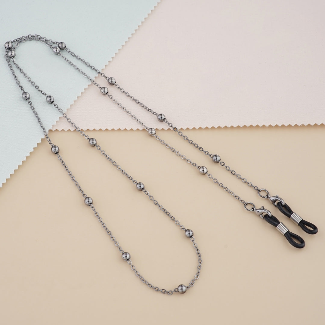Silberperlen Dekorative Brillenhalter Kette Karnz
