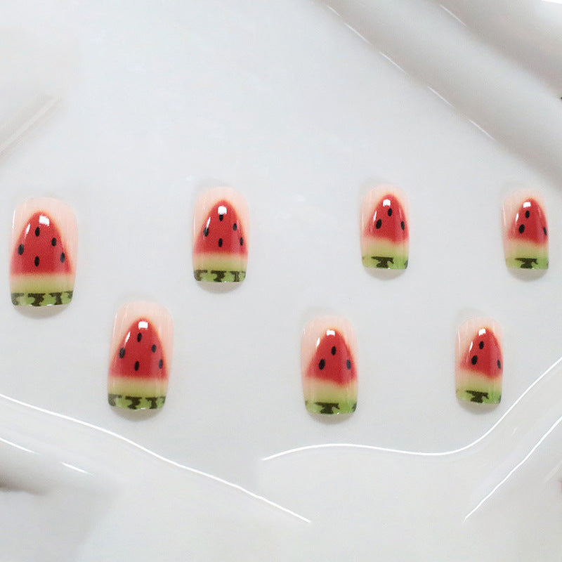 Wassermelonen-Themen Nagelkunst Karnz