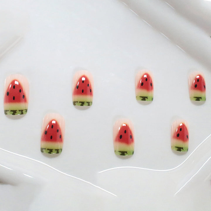 Wassermelonen-Themen Nagelkunst Karnz