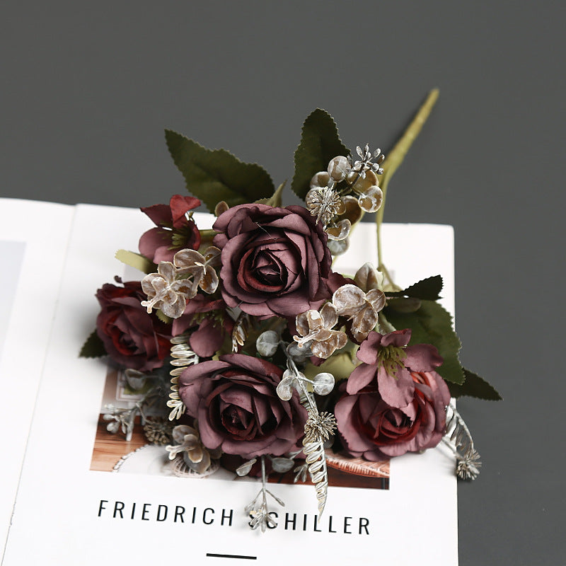 Faux Blumenstrauß für die Indoor-Heimdekoration