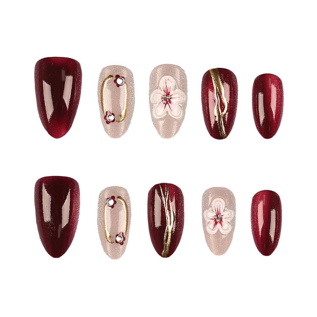 Premium dekorative Press-On Nagelspitzen
