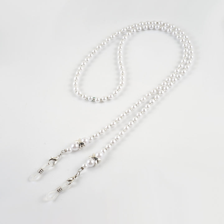 Elegante Perlen Brille Kette Karnz