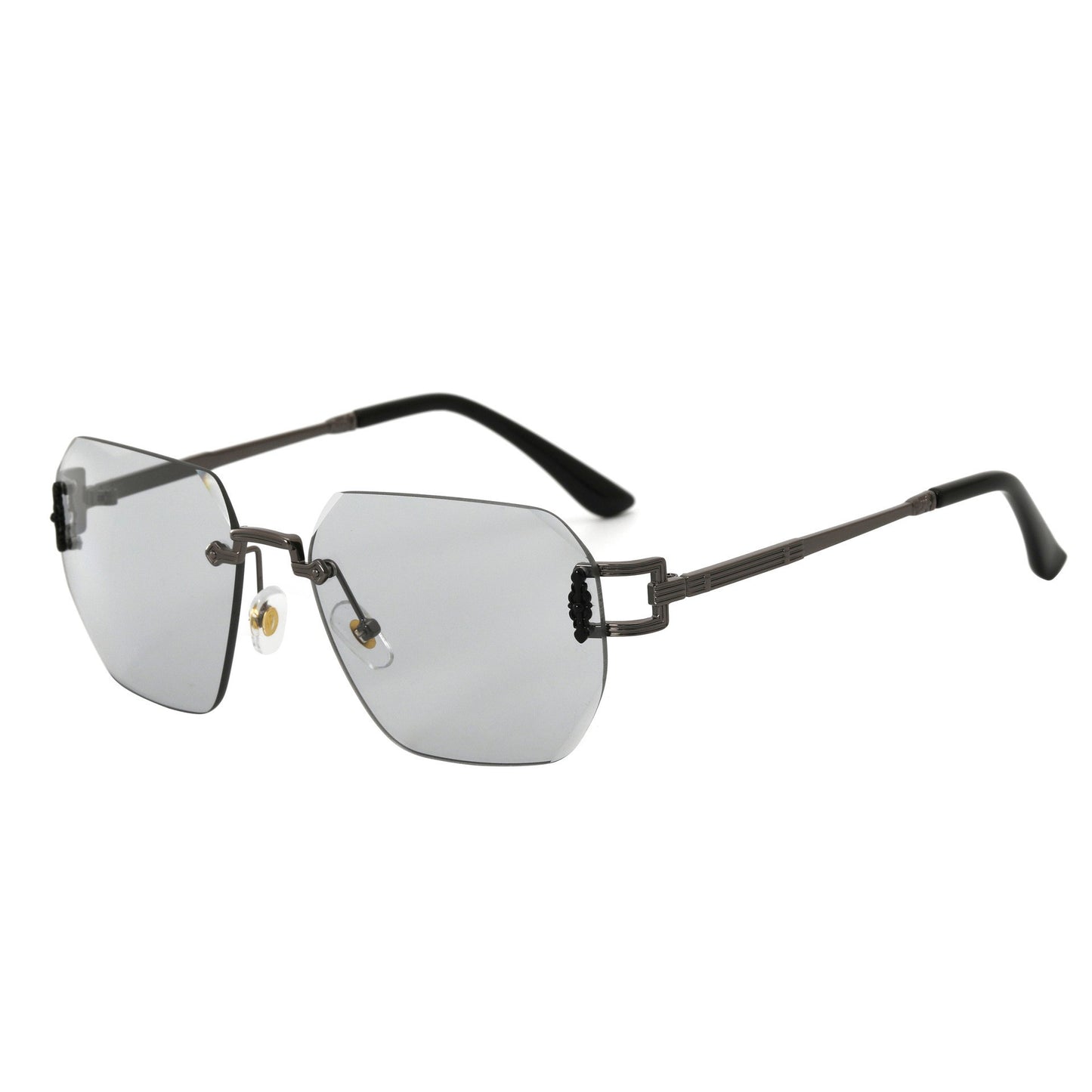 Damen Designer-Sonnenbrille im modernen, geometrischen Design Karnz