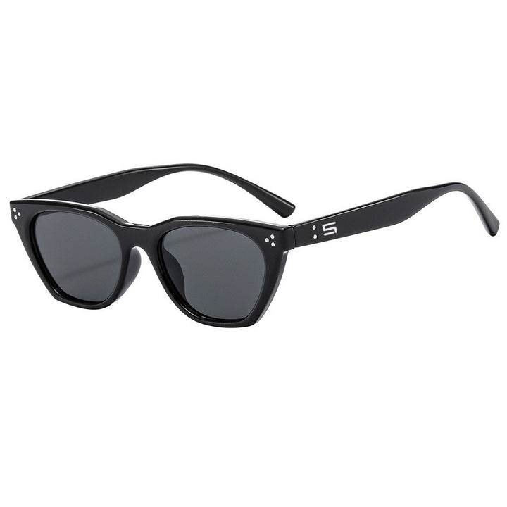 Damen Retro-inspirierte Sonnenbrille mit markantem Rahmen Karnz